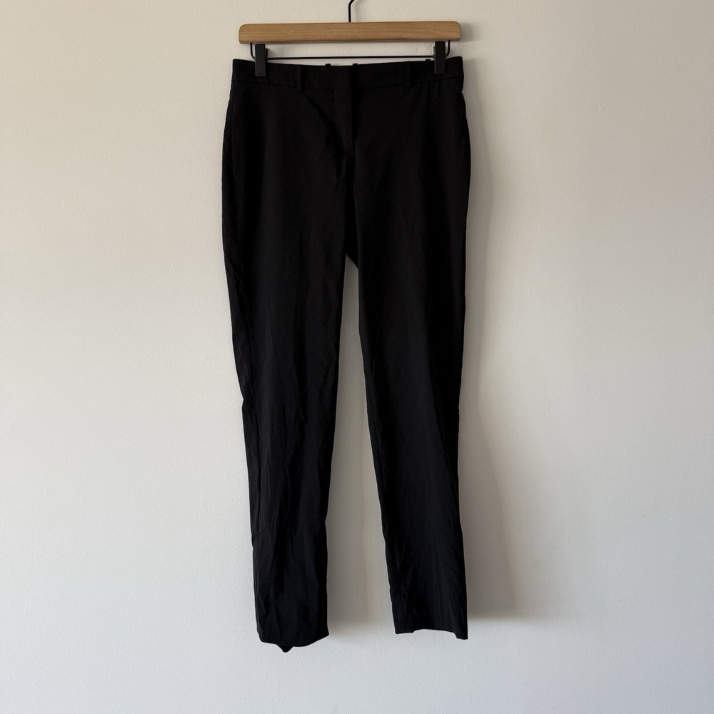 Hugo Boss Black Virgin Wool Blend Dress Pants Women Size 2 US - UN HEMMED AS IS